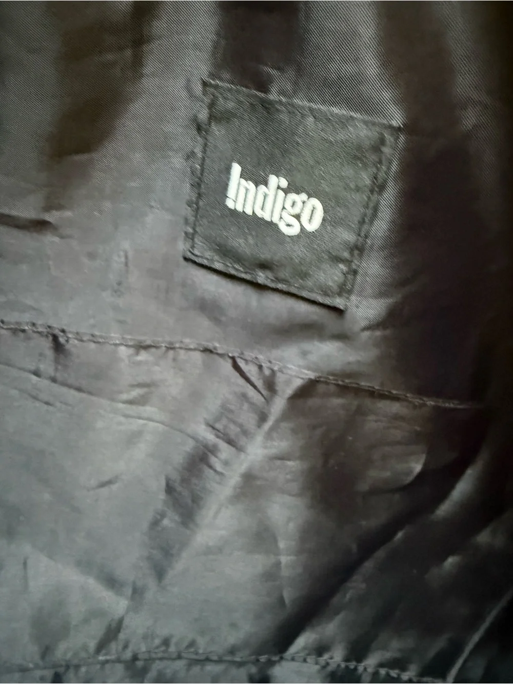 Indigo Anywhere Bag - Olive Green Canvas Tote with Black Straps - Picture 6 of 7